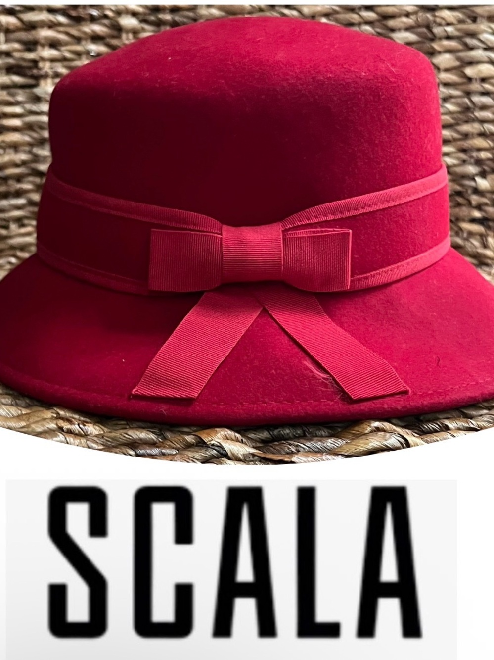 Scala Wool Fancy Red Hat